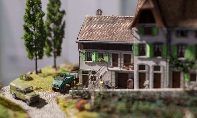 Detaillreiches Haus aus Papier. Detaillreiches Haus aus Papier.