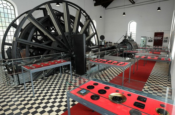 Blick in die Ausstellung im Maschinenhaus der Zeche Nachtigall
